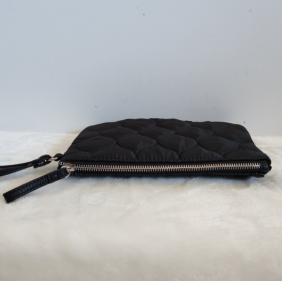 Cynthia Rowley Black Nylon Padded Quilted Large Wristlet Wallet - Picture 5 of 9
